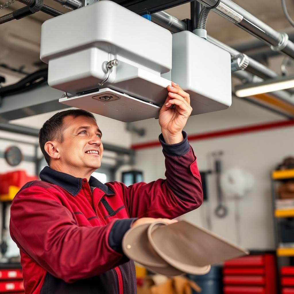 Experienced garage door technician at Garage Door Navarre